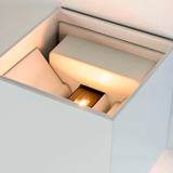 LÁMPARA DE EXTERIOR CUBE LED WHITE 6W LUZ CÁLIDA