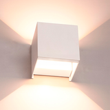 LÁMPARA DE EXTERIOR CUBE LED WHITE 6W LUZ CÁLIDA