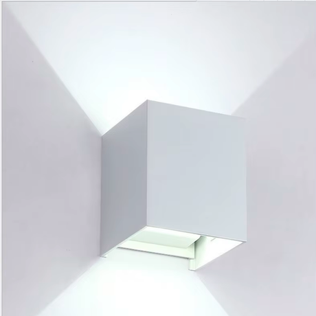 LÁMPARA DE EXTERIOR CUBE LED WHITE 6W LUZ BLANCA