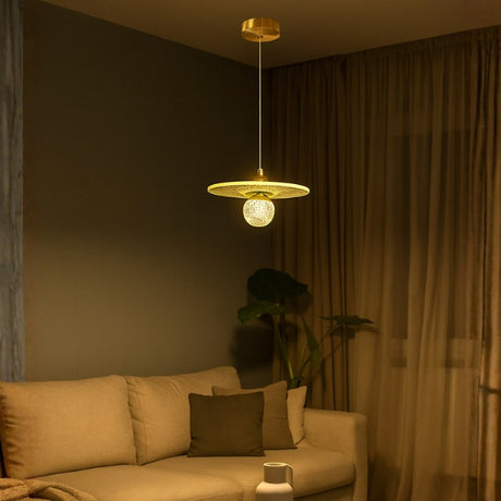 LÁMPARA COLGANTE LED TRICOLOR 12W BIANCA GOLD