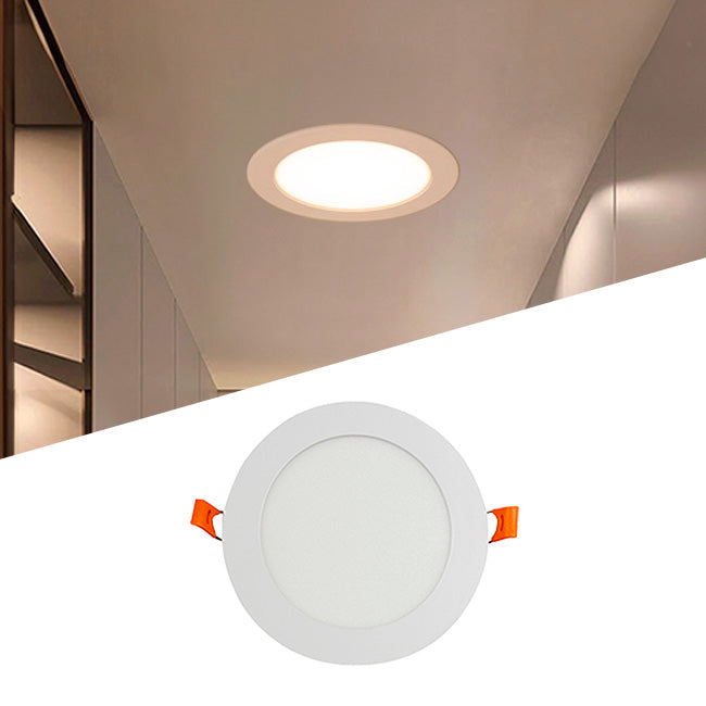 SPOT DOWNLIGHT CIRCULAR LED RECESADO 24W EMPOTRABLE 3000K LUZ CÁLIDA