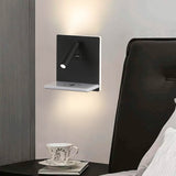 LÁMPARA DE PARED INTERIOR FRANCESCA LED 12W + USB, LUZ INTERMEDIA DE LECTURA LED 3W Y CARGADOR INALÁMBRICO WIRELESS