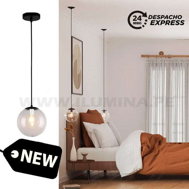 LÁMPARA COLGANTE BRUSELLAS BLACK LED