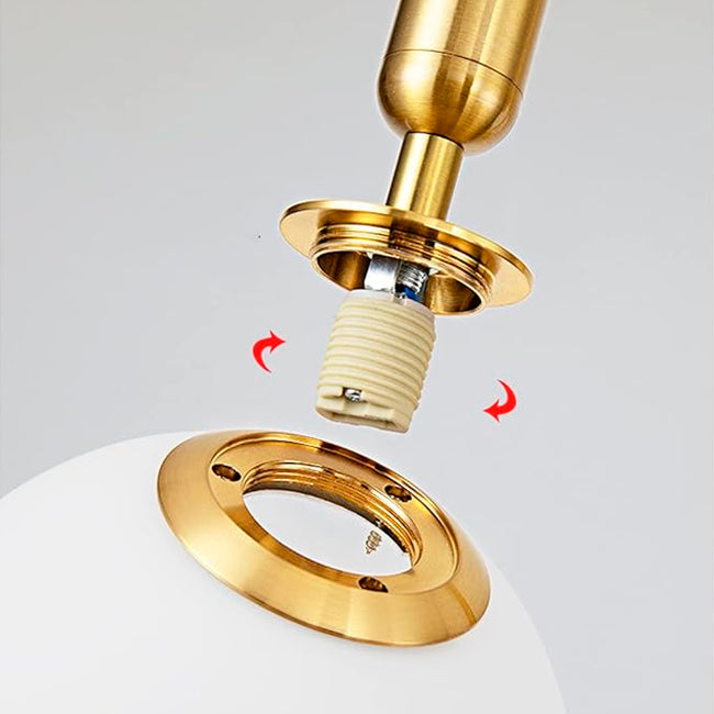 LÁMPARA COLGANTE CASCADA SIRENA GOLD / SIN FOCOS