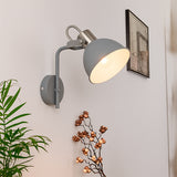 LÁMPARA DE PARED INTERIOR REINA SILVER AND GRAY