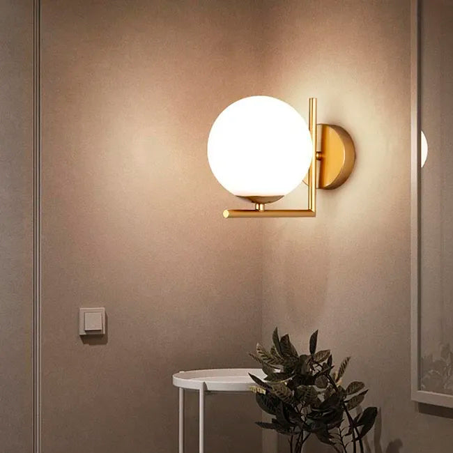 LÁMPARA DE PARED INTERIOR LUX GOLD LED