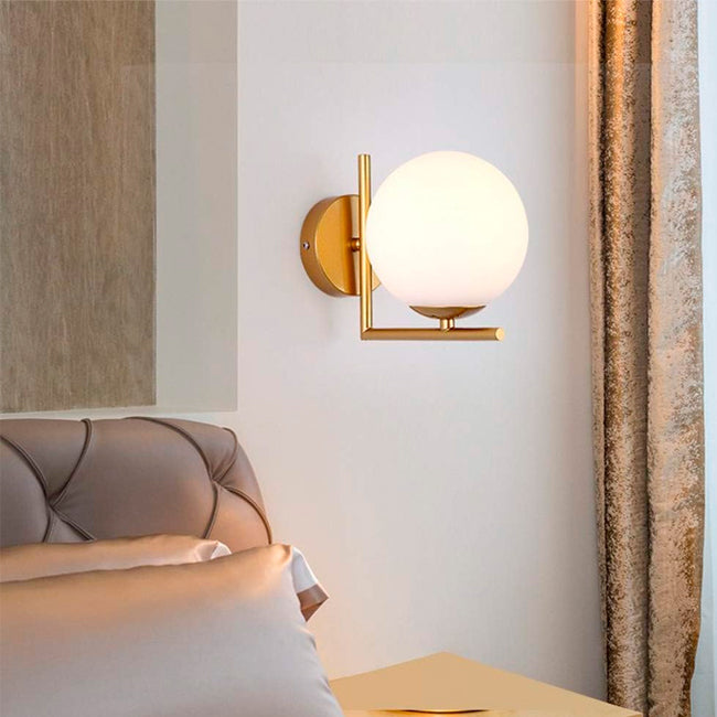 LÁMPARA DE PARED INTERIOR LUX GOLD LED