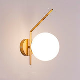 LÁMPARA DE PARED INTERIOR LUXURY UP GOLD LED + FOCO LED FILAMENTO G45 4W E27 TRANSPARENTE ILUMINA