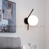 LÁMPARA DE PARED INTERIOR LUXURY BLACK LED