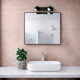 LÁMPARA DE ESPEJO DE PARED JANIRA + DICROICO LED 6W LUZ BLANCA GU10