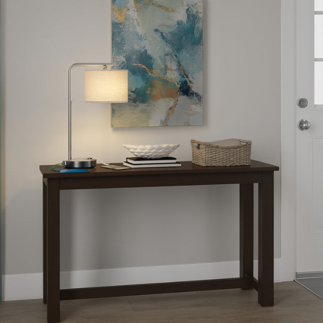 LÁMPARA DE MESA DIONA + CARGADOR USB PARA IPHONE Y ANDROID + FOCO LED FILAMENTO G45 4W E27 TRANSPARENTE LUZ CÁLIDA