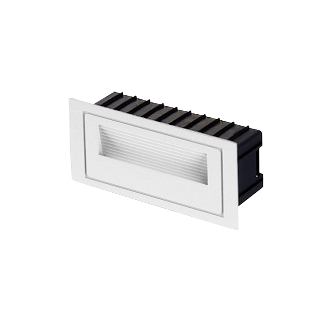 SPOT LUZ GUIA DE PASO SABRINA LED SIMÉTRICO 5W RECTANGULAR BLANCO LUZ CÁLIDA