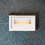 SPOT LUZ GUIA DE PASO SABRINA LED SIMÉTRICO 5W RECTANGULAR BLANCO LUZ CÁLIDA