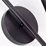 LÁMPARA DE PARED INTERIOR ZAFIRO BLACK LED + FOCO LED FILAMENTO G45 4W E27 TRANSPARENTE ILUMINA