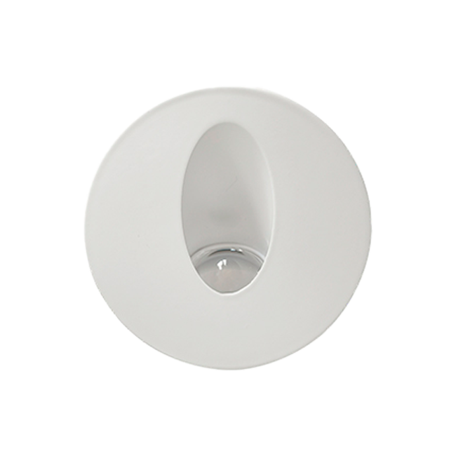 SPOT LUZ GUÍA DE PASO NATALIA LED SIMÉTRICO 3W CIRCULAR BLANCO LUZ CÁLIDA