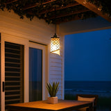 LÁMPARA COLGANTE ALUMINIO SERENA BLACK AND GOLD + FOCO LED 12W LUZ CÁLIDA