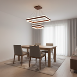 LÁMPARA COLGANTE LED LUCÍA COFFEE + CONTROL REMOTO