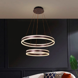 LÁMPARA COLGANTE GINEBRA COFFEE LED + CONTROL REMOTO