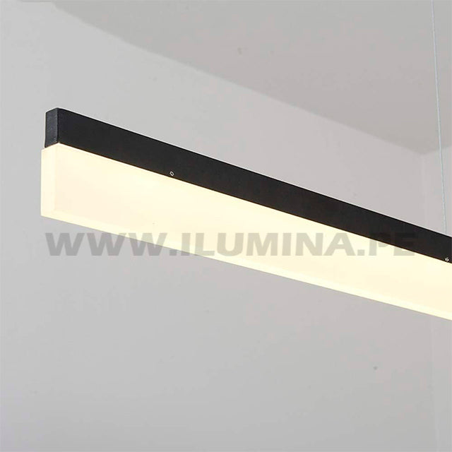 LÁMPARA COLGANTE DANESA LINE BLACK + CONTROL REMOTO LED