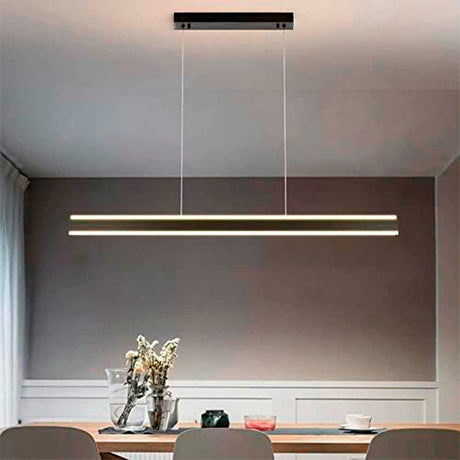 LÁMPARA COLGANTE DALLAS BLACK + CONTROL REMOTO LED