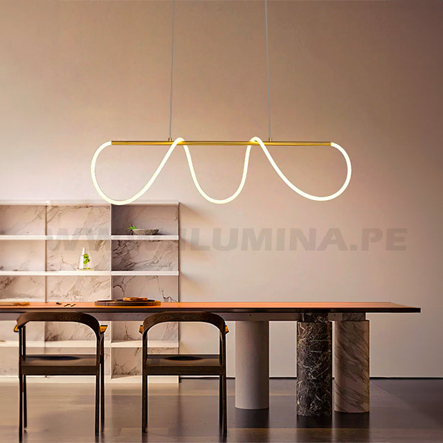 LÁMPARA COLGANTE MELEK BFD-0219 + CONTROL REMOTO LED