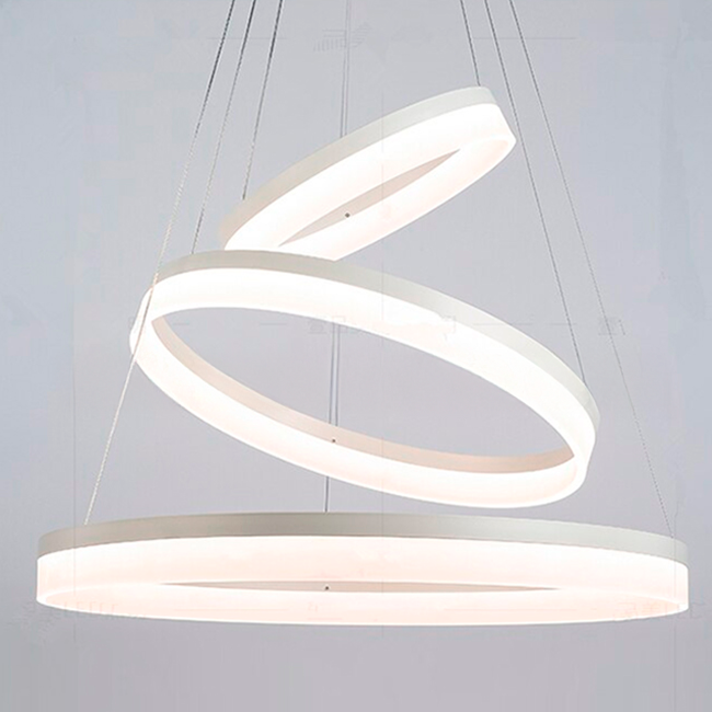 LÁMPARA COLGANTE PREMIUM LED GABRIELA + CONTROL REMOTO