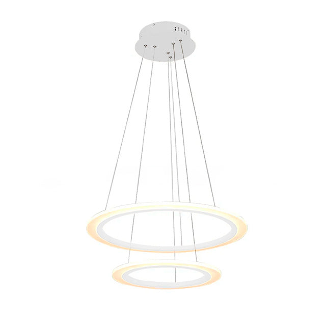 LÁMPARA COLGANTE URSULA LED WHITE + CONTROL REMOTO