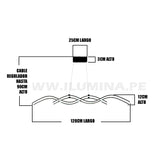 LÁMPARA COLGANTE MONTANA BLACK + CONTROL REMOTO LED