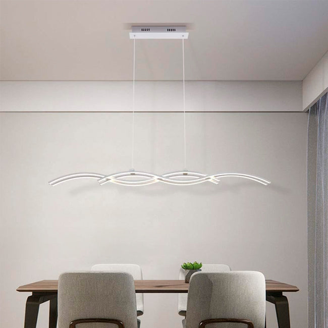 LÁMPARA COLGANTE MONTANA WHITE + CONTROL REMOTO LED