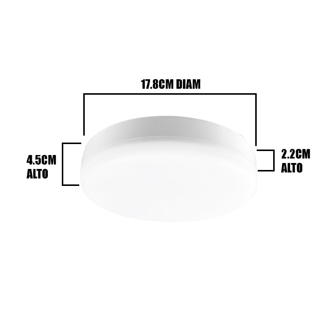 PANEL LED HIELO CIRCULAR ADOSABLE 24W LUZ BLANCA 6000K - ILUMINA