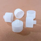 TAPA 2.4 CM DE ALIMENTACIÓN DE SILICONA PARA PERFIL TUBO FLEX