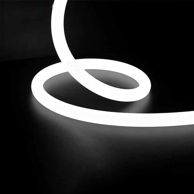 POR METROS - PERFIL TUBO FLEX DE SILICONA 14MM PARA CINTA LED