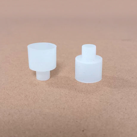 TAPA 1.7 CM DE ALIMENTACIÓN DE SILICONA PARA PERFIL TUBO FLEX