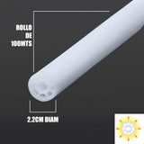 POR METROS - PERFIL TUBO FLEX DE SILICONA 22MM PARA CINTA LED