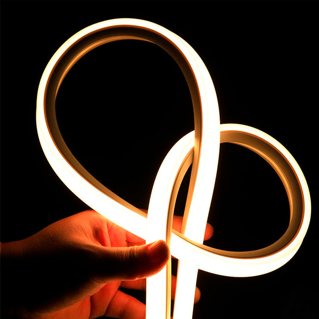 POR METROS - PERFIL FLEX DE SILICONA C1212-1 EMPOTRABLE 12MM PARA CINTA LED