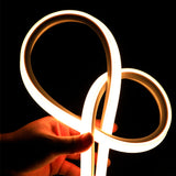POR METROS - PERFIL FLEX DE SILICONA C1212-1 EMPOTRABLE 12MM PARA CINTA LED