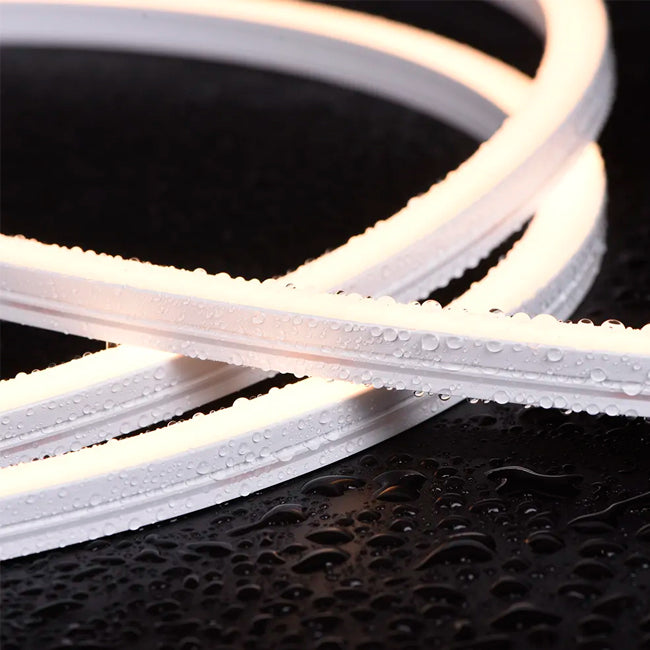 POR METROS - PERFIL FLEX DE SILICONA C1212-1 EMPOTRABLE 12MM PARA CINTA LED