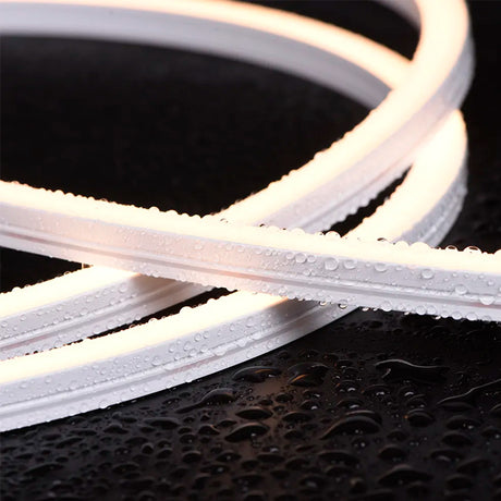 POR METROS - PERFIL FLEX DE SILICONA C1212-1 EMPOTRABLE 12MM PARA CINTA LED