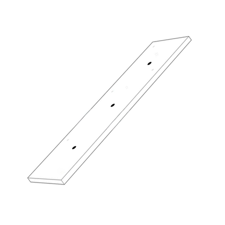 CANOPLA RECTANGULAR NATIONAL BLANCA