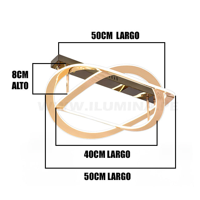 LÁMPARA DE TECHO VITTORIA + CONTROL REMOTO LED