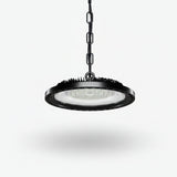 LÁMPARA COLGANTE LED INDUSTRIAL HIGH BAY UFO BLACK 150W PROFESSIONAL SLIM LUZ BLANCA