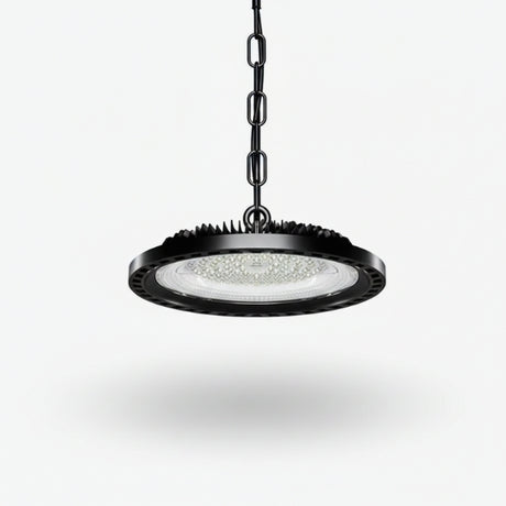 LÁMPARA COLGANTE LED INDUSTRIAL HIGH BAY UFO BLACK 100W PROFESSIONAL SLIM LUZ BLANCA