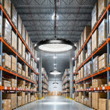 LÁMPARA COLGANTE LED INDUSTRIAL HIGH BAY UFO BLACK 150W PROFESSIONAL SLIM LUZ BLANCA