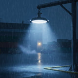 LÁMPARA COLGANTE LED INDUSTRIAL HIGH BAY UFO BLACK 150W PROFESSIONAL SLIM LUZ BLANCA