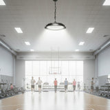 LÁMPARA COLGANTE LED INDUSTRIAL HIGH BAY UFO BLACK 150W PROFESSIONAL SLIM LUZ INTERMEDIA