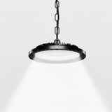 LÁMPARA COLGANTE LED INDUSTRIAL HIGH BAY UFO BLACK 200W PROFESSIONAL SLIM LUZ BLANCA