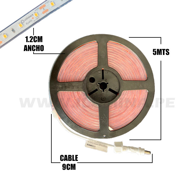 CINTA LED 65K IP65 5MTS OSRAM LEDVANCE