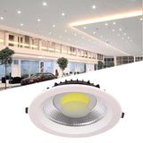 SPOT PANEL COB LED EMPOTRABLE 30W LUZ BLANCA 7000K