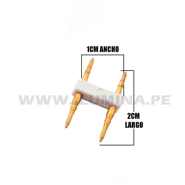 CONECTOR UNIÓN PARA CINTA LED 220V