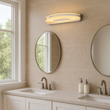 LÁMPARA DE ESPEJO DE PARED NORMA SILVER LED 12W TRICOLOR